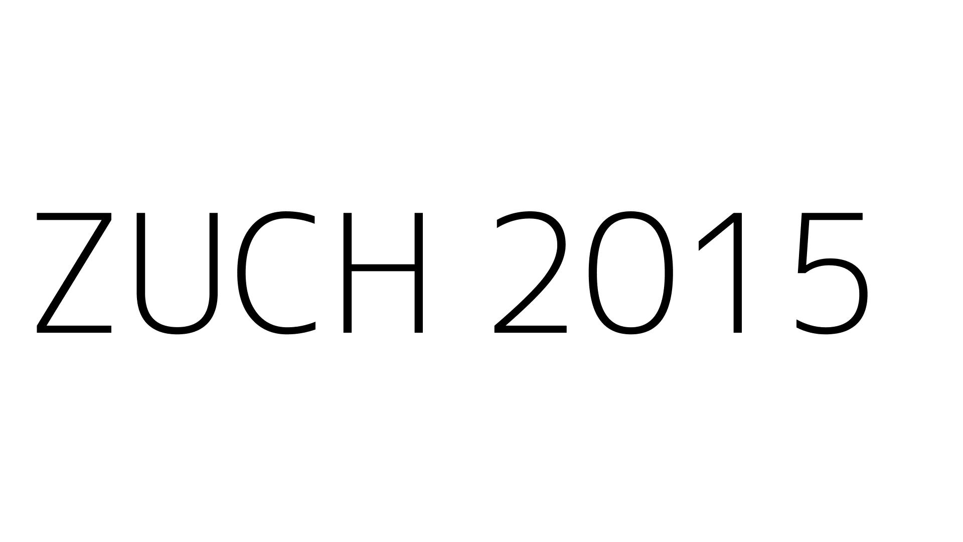 ZUCH 2015